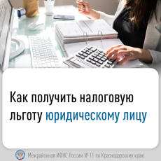 Как получить налоговую льготу юридическому лицу