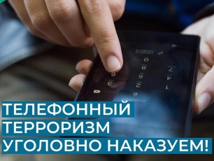 Сотрудники полиции Красноармейского района напоминают об ответственности за «телефонный» терроризм