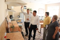 Сегодня посетил объекты образования и здравоохранения Чебургольского сельского поселения