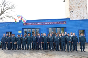 В станице Полтавской поздравили пожарных с профессиональным праздником