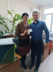 Вручение знака ГТО