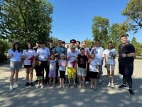 Полицейские Красноармейского района продолжают проводить мероприятия в рамках Всероссийской акции «Зарядка со стажем порядка»