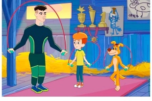 Герои «Простоквашино» готовятся к ГТО!