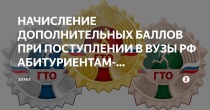 Напоминание выпускникам (ГТО) 