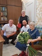 Поздравили ветерана! 