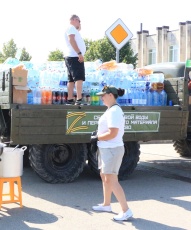 Сбор воды для участников СВО