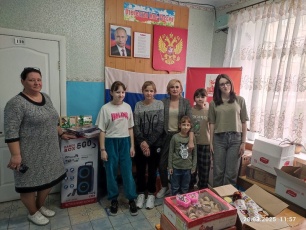 Гуманитарный груз в специальную коррекционную школу-интернат