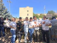 В День района в центре Полтавской собрались волонтёры из всех станичных объединений. 