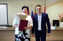 Вручение удостоверения главам