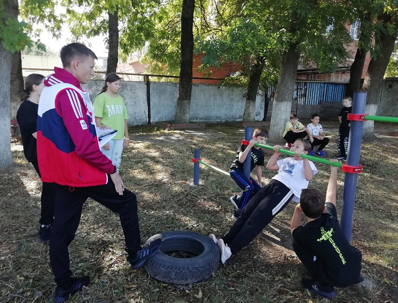 Учащиеся школы № 1 сдали нормативы ГТО