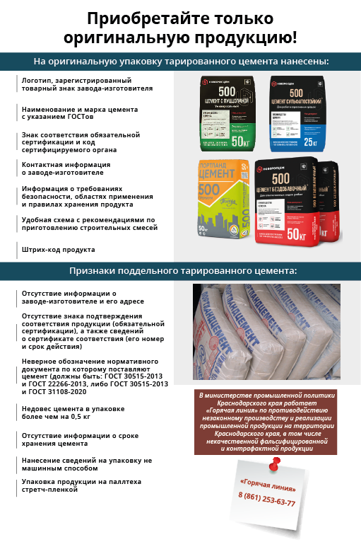 Выбираете цемент? Выбирайте правильно!