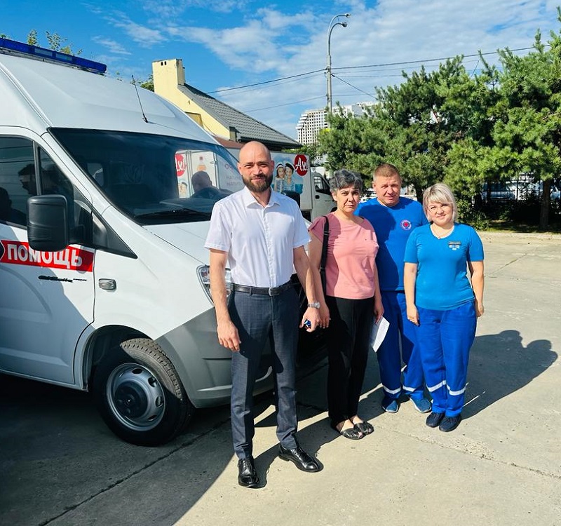 Ещё одна «скорая» пополнила автопарк Красноармейской ЦРБ