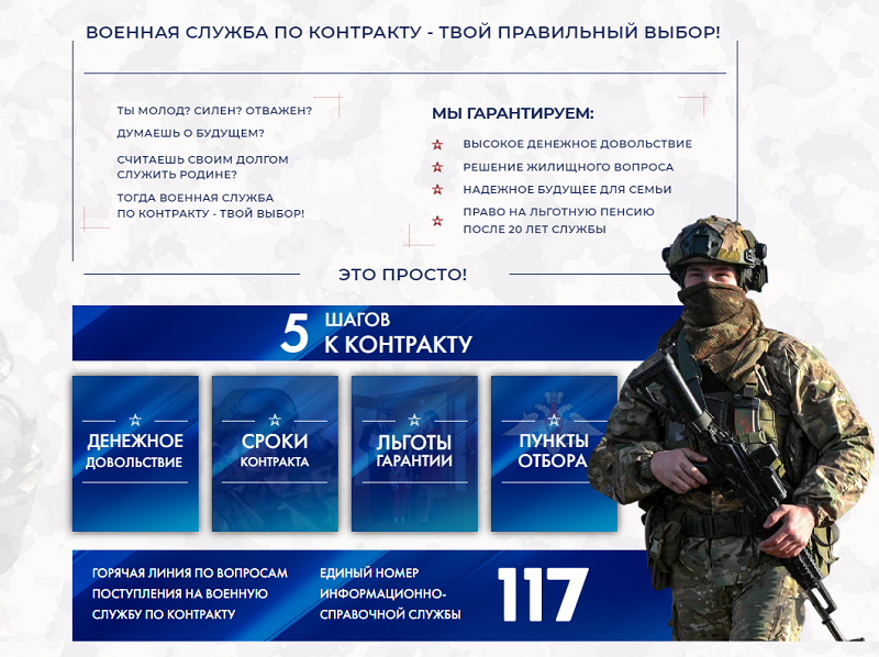 Стать военнослужащим — просто!