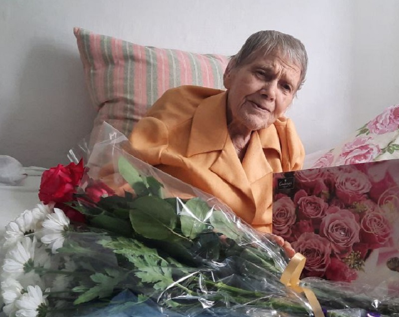 Своё 95-летие отмечает труженица тыла Лукерья Павловна Гладкая 