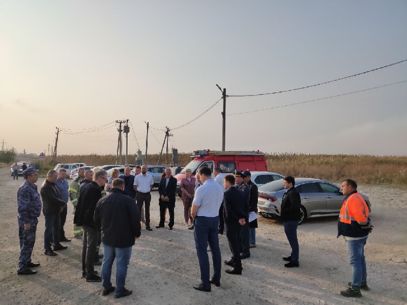 Сегодня ночью произошло возгорание на полигоне твёрдых бытовых отходов станицы Полтавской