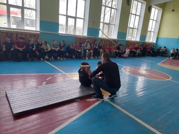  ГТО в СОШ № 8 станицы Марьянской
